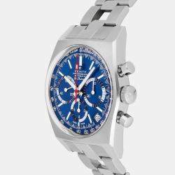 Zenith Blue Titanium El Primero 95.A3818.400/51.M3818 Automatic Men's Wristwatch 37 mm