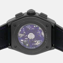 Zenith Purple Titanium Defy 97.9001.9004/80.R922 Automatic Men's Wristwatch 44 mm