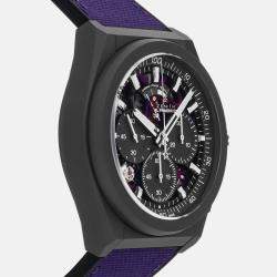 Zenith Purple Titanium Defy 97.9001.9004/80.R922 Automatic Men's Wristwatch 44 mm