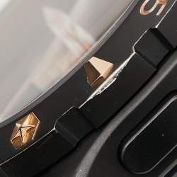 Zenith Black Titanium 18K Rose Gold Rubber Defy Xtreme Open El Primero 96.0528.4021.21.R642 Men's Wristwatch 46.50 mm