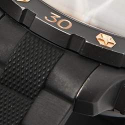 Zenith Black Titanium 18K Rose Gold Rubber Defy Xtreme Open El Primero 96.0528.4021.21.R642 Men's Wristwatch 46.50 mm