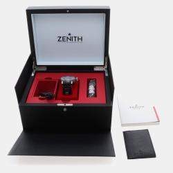 Pre Owned Zenith Pilot 03.2435.679 Automatic Stainless Steel Men's Wristwatch 45 mm