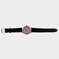 Pre Owned Zenith Class Elite Reserve  De Marche 18.1125.685 Automatic Cream 18k Rose Gold Men's Wristwatch 37 mm