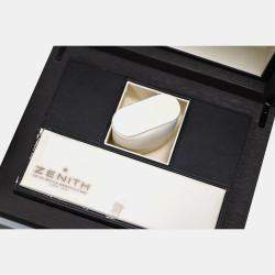 Pre Owned Zenith Class Elite Reserve  De Marche 18.1125.685 Automatic Cream 18k Rose Gold Men's Wristwatch 37 mm