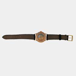 Pre Owned Zenith Class Elite Reserve  De Marche 18.1125.685 Automatic Cream 18k Rose Gold Men's Wristwatch 37 mm