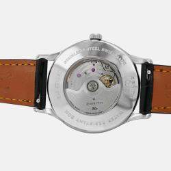 Pre Owned Zenith Class Elite 03.1125.679 Automatic Stainless Steel Men's Wristwatch 37mm