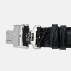 Pre Owned Zenith Class Elite 03.1125.679 Automatic Stainless Steel Men's Wristwatch 37mm