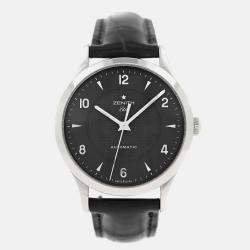 Pre Owned Zenith Class Elite 03.1125.679 Automatic Stainless Steel Men's Wristwatch 37mm