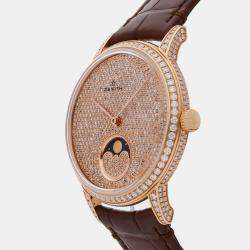 Pre Owned ساعة زينيت إيليت ليدي مونفاز 22.2320.690/79.C713 أوتوماتيك 36 مم مستعملة