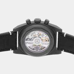Pre Owned Pre-Owned Zenith Chronomaster Revival Shadow Microblasted 97.T384.4061/21.C822 Automatic 37 mm