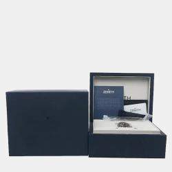 Pre Owned Zenith Pilot Type 20 03.4000.3652/21.I001 Black Stainless Steel Automatic Men's Wristwatch 42mm