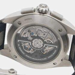 Pre Owned Zenith Pilot Type 20 03.4000.3652/21.I001 Black Stainless Steel Automatic Men's Wristwatch 42mm
