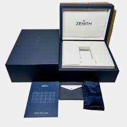 Pre Owned Zenith Defy 03.9300.3620/01.I001 Silver Stainless Steel Automatic Men's Wristwatch 41mm
