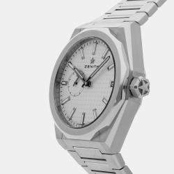 Pre Owned Zenith Defy 03.9300.3620/01.I001 Silver Stainless Steel Automatic Men's Wristwatch 41mm