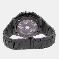 Pre Owned Zenith Defy Extreme 97.9100.9004/02.I001 Black Titanium Automatic Men's Wristwatch 45mm