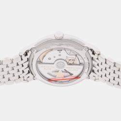 Pre Owned Zenith Elite Ultra Think Lady Moonphase 03.2320.692/81.M232 White Stainless Steel, Mother of Pearl Automatic Men's Wristwatch 36mm