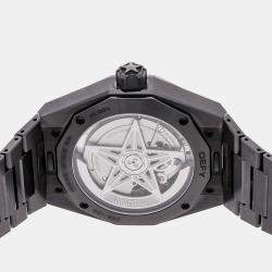 مملوكة مسبقًا Zenith Defy Skyline 49.9300.3620/21.I001 Black Ceramic Automatic Men's Watches 41mm