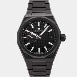 مملوكة مسبقًا Zenith Defy Skyline 49.9300.3620/21.I001 Black Ceramic Automatic Men's Watches 41mm