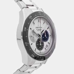 Pre Owned Zenith Chronomaster Sport 03.3100.3600/69.M3100 White Stainless Steel Automatic Men's Wristwatch 41mm