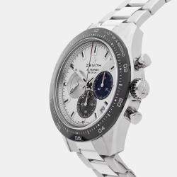 Pre Owned Zenith Chronomaster Sport 03.3100.3600/69.M3100 White Stainless Steel Automatic Men's Wristwatch 41mm