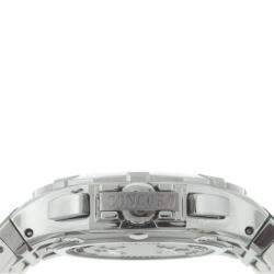 Pre Owned Concord Saratoga 14.C5.1892 Steel & White Rubber Chrono Watch