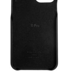 Pre Owned Louis Vuitton Black/Graphite Leather And Canvas 11 Pro Bumper Case