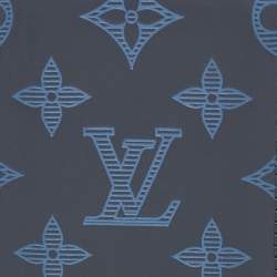 Louis Vuitton Navy Blue Monogram Shadow Leather Pocket Organizer