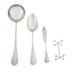 Christofle Fidelio Silver Plated Flatware 130 Pieces Dinner Set