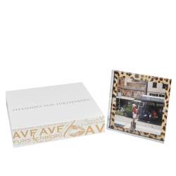 Alexandra von Furstenberg Leopard Print Snap Picture Frame 5"x5"