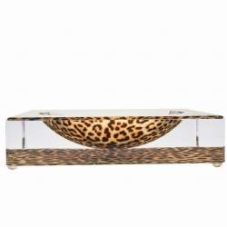 Alexandra von Furstenberg Leopard Print Candy Bowl L