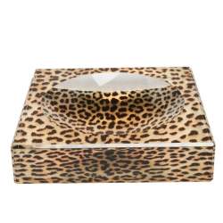 Alexandra von Furstenberg Leopard Print Candy Bowl L