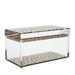 Alexandra von Furstenberg Leopard Print Treasure Box M