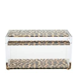 Alexandra von Furstenberg Leopard Print Treasure Box M