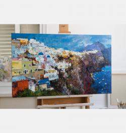 Santorini, Greece By Anastasiya Valiulina, Israel,2023 (60 X 100)