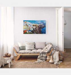 Santorini, Greece By Anastasiya Valiulina, Israel,2023 (60 X 100)