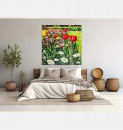 Tulips By Angie Wright, Portugal,2024 (120 X 120)