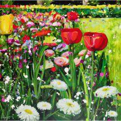 Tulips By Angie Wright, Portugal,2024 (120 X 120)