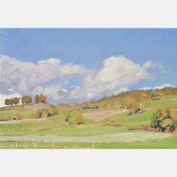 Vingt-Six Octobre, Le Mont Ceneuil By Anne Baudequin, France,2020 (60 X 92)