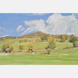 Vingt-Six Octobre, Le Mont Ceneuil By Anne Baudequin, France,2020 (60 X 92)