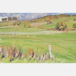 Vingt-Six Octobre, Le Mont Ceneuil By Anne Baudequin, France,2020 (60 X 92)