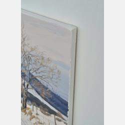 Onze Decembre, Chemin Enneige Au Mezenc By Anne Baudequin, France,2022 (50 X 73)