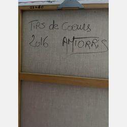 Tirs De Coeurs By Anne-Marie Torrisi, France,2016 (80 X 76)
