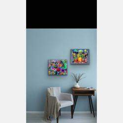 Florale Phantasie By Anne Samson, Germany,2021 (40 X 50)