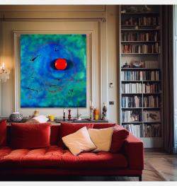 3D Paint Dynamic Matrix 3 By Antonia Pia Gordon, United Arab Emirates,2021 (98 X 88)