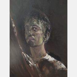 Selfportrait By Artem Brazhnik, Ukraine,2024 (80 X 70)