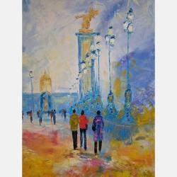 Le Pont Alexandre Iii By Artize, France,2023 (116 X 81)