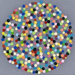 Colorful Dots! By Astrid Stoeppel, Germany,2017 (40 X 40)