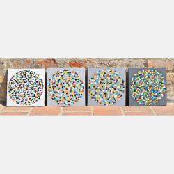 Colorful Dots! By Astrid Stoeppel, Germany,2017 (40 X 40)