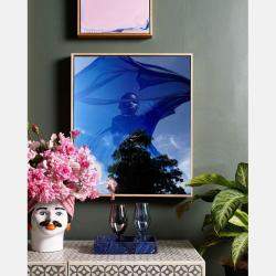 Pre Owned The blue veil by Audrey Dupre Mandeville, France, 2023 (80 x 60)