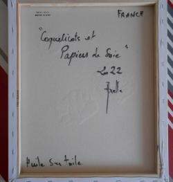Coquelicots Et Papiers De Soie By Axelle Bosler, France,2022 (46 X 38)